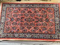 Full top-down view of rug laid flat on floor.