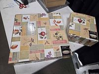 gift boxes showing pattern and product labels