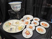 Multiple ceramic items arranged together