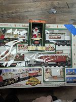Complete Polar Express train set in box including locomotive and passenger cars