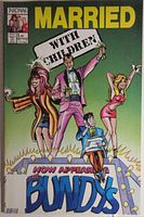 Front cover of Married with Children #1D comic book showing the Bundy family characters and title.