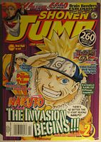 Front cover of Shonen Jump issue #50 Feb 2007 featuring Naruto and promotional text.