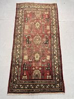 Full front view of the entire rug laid flat