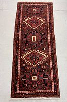 Full view of runner rug laid flat on floor