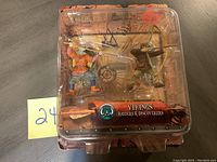 Two Viking figures in original blister packaging labeled 'Vikings Raiders & Discoverers'