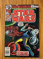 Front cover of Star Wars comic showing Han Solo vs. Chewbacca with Marvel Comics branding and issue #22