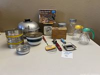 All items on tabletop showing assortment