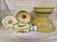 Group shot of all four ceramic pieces