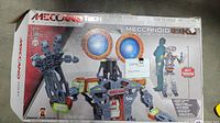 Box cover of Meccano Tech Maker System Meccanoid G15 KS Personal Robot with robot image and specifications