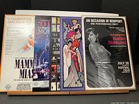 All five posters shown side by side, visually confirming the lot size and showing each distinct poster with clear identification of shows.