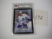 Front of the graded William Nylander rookie card showing player image and card details.
