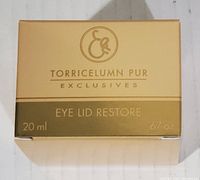 Top view of the product box showing brand and product name, size 20 ml, color beige and gold.