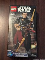 Front box view of Lego Star Wars set 75524 featuring buildable Chirrut Îmwe figure, new condition