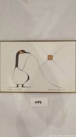Front view of framed art print titled "Good Morning" featuring a stylized bird and sun, visible signature by Benjamin Chee Chee.