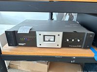 Front view showing entire Monster Power Center HTS 3500 with power meter and indicator lights.