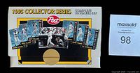 Front view of the 1995 Post Collector Series display holder with player cards