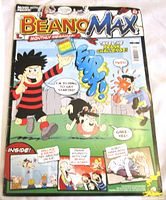 Front cover of Beano Max Monthly Mega Mag No. 62 showing colorful comic characters and title.
