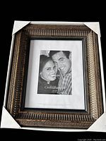 Full view of Croft & Barrow photo frame with protective corners still on.