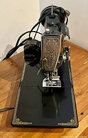 Overall view of Singer Featherweight 221 sewing machine