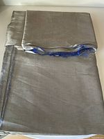 Folded silk fabric showing overall color and sheen