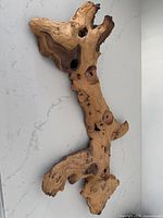 Front view showing overall shape and holes for tea lights