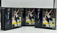 Three unopened NHL Alex Ovechkin puzzles, each 250 pieces, showing front sides stacked.