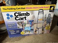 Box of Climb Cart folded utility cart with stair-climbing wheels