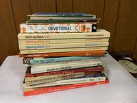Stack of 16 assorted craft books, titles visible