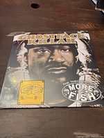 Full front cover of the vinyl album sealed in original shrinkwrap showing Ghostface Killah's face and the title