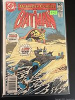 Front cover of Batman Detective Comics #426 showing Batman in action with text bubbles and pricing details