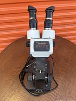 Front view of entire microscope