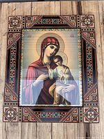 Front view of the full framed icon