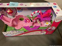 Boxed Popples Bubbles Teapot House with figure visible inside packaging.