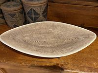 Top view of textured Jomaze ceramic bowl