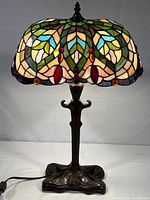 Full front view of lamp showing size and overall design