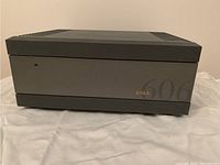 Front view of Quad 606 amplifier showing Quad logo and '606' branding