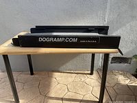 Side view of folded dog ramp extender from DogRamp.com