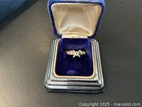 Ring displayed in velvet-lined presentation box