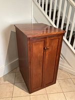 Front view with both doors closed