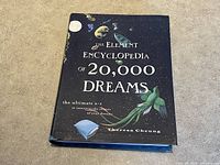 Front cover of The Element Encyclopedia of 20,000 Dreams with illustrations and title visible