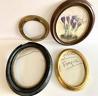 Overview of all four frames arranged on surface