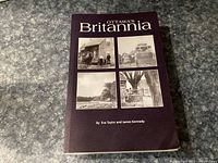 Front cover of the book titled 'Ottawa's Britannia' showing four historical black and white photos and authors' names.