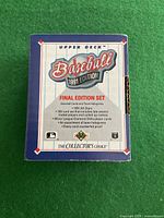 Front of the 1991 Upper Deck Baseball Final Edition set box showing branding and set details