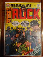 Front cover of the DC Comics Our Army At War No. 224 comic, showing characters and title prominently with special issue text.
