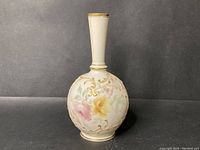 Full view of the porcelain vase showing shape and overall design