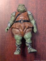 Front view of the Gamorrean Guard action figure showing paint details and outfit