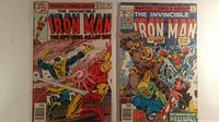 Both Iron Man comics side by side