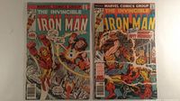 Both Iron Man comics side by side full view