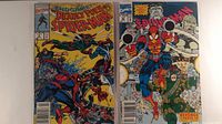 Both comic book fronts side by side