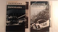 Several Porsche Panorama magazine issues with distinctive 1960s covers